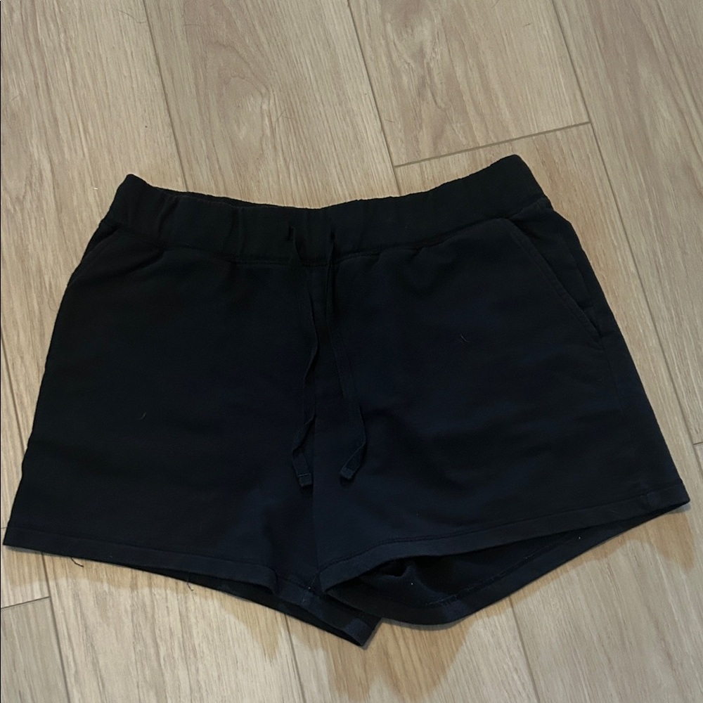 Natural Reflections Black Athletic Shorts